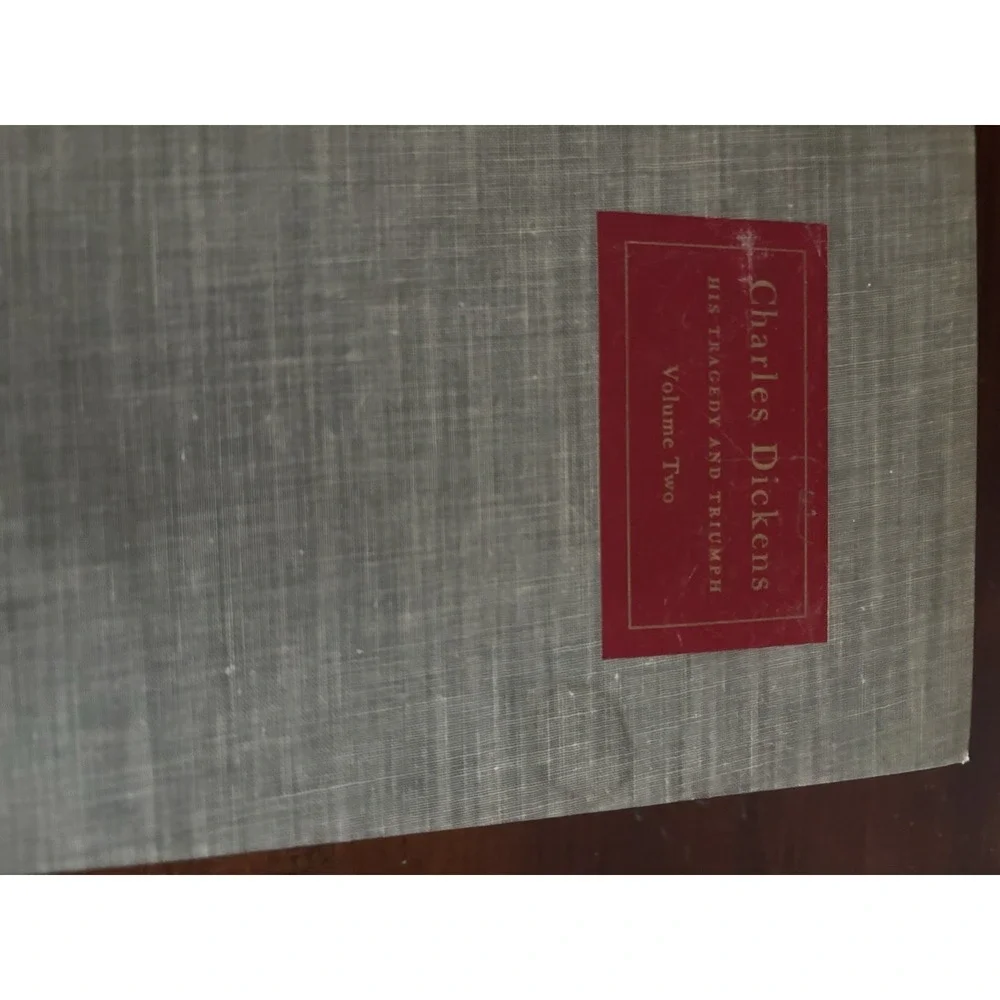 Vintage 1952 Charles Dickens His Tragedy and Triumph 2 Volumes by Johnson